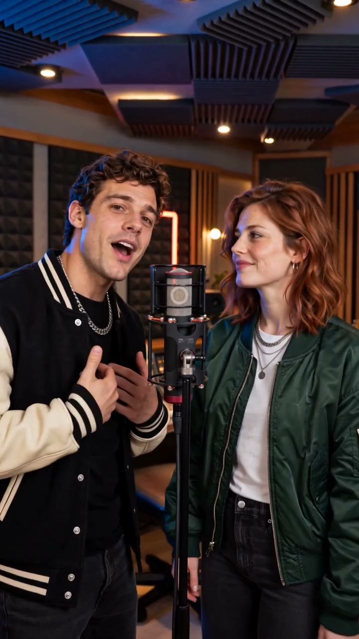 Frame from the actual generated couple rap video
